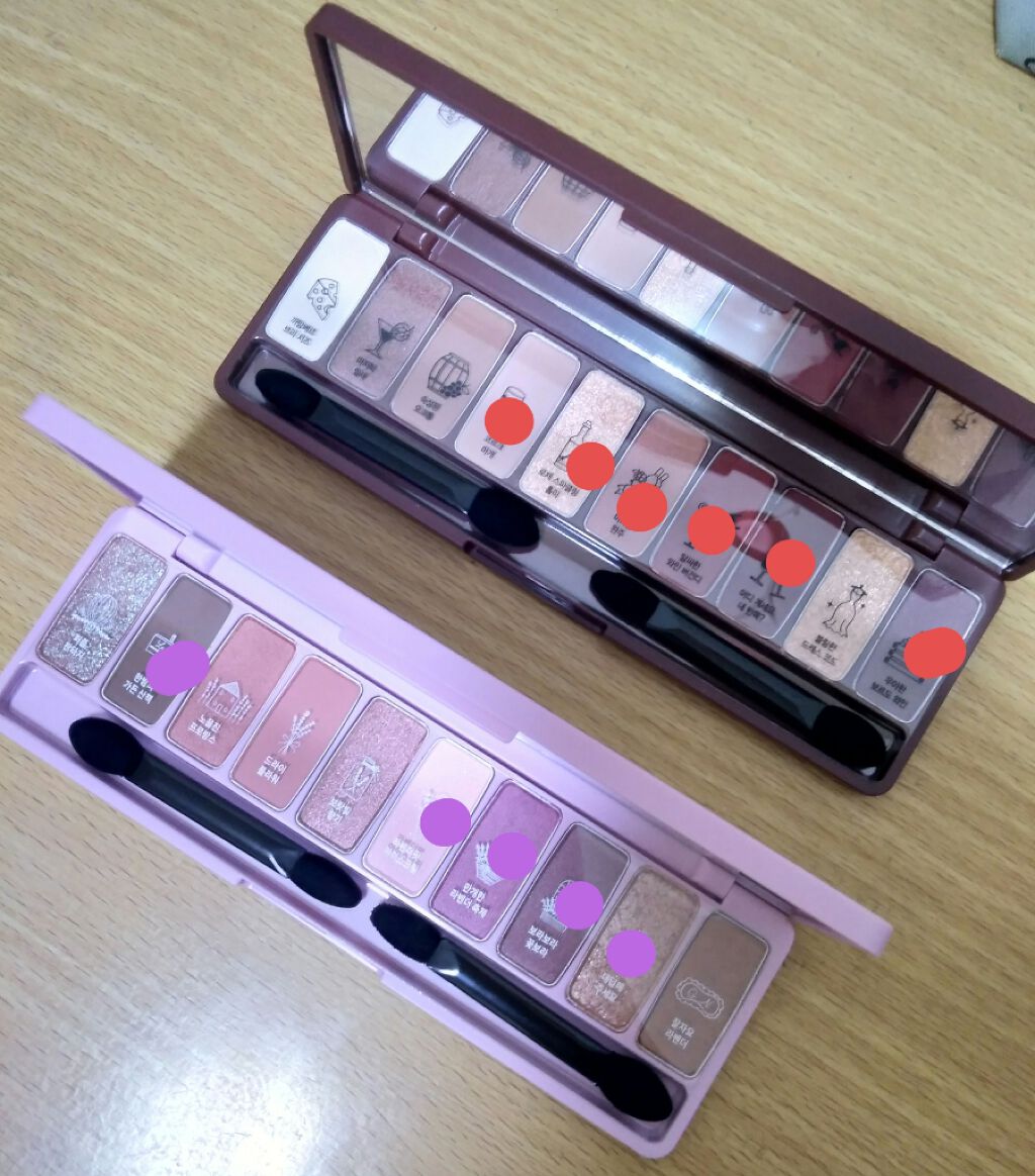 プレイカラー アイシャドウ/ETUDE/アイシャドウパレットを使ったクチコミ（2枚目）