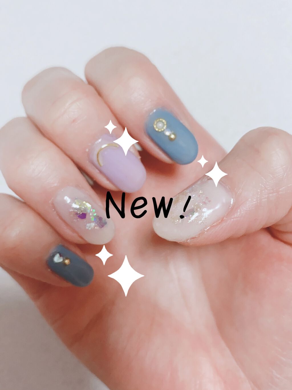 ジェルネイル（ライト対応）/セリア/ジェルネイルを使ったクチコミ（1枚目）