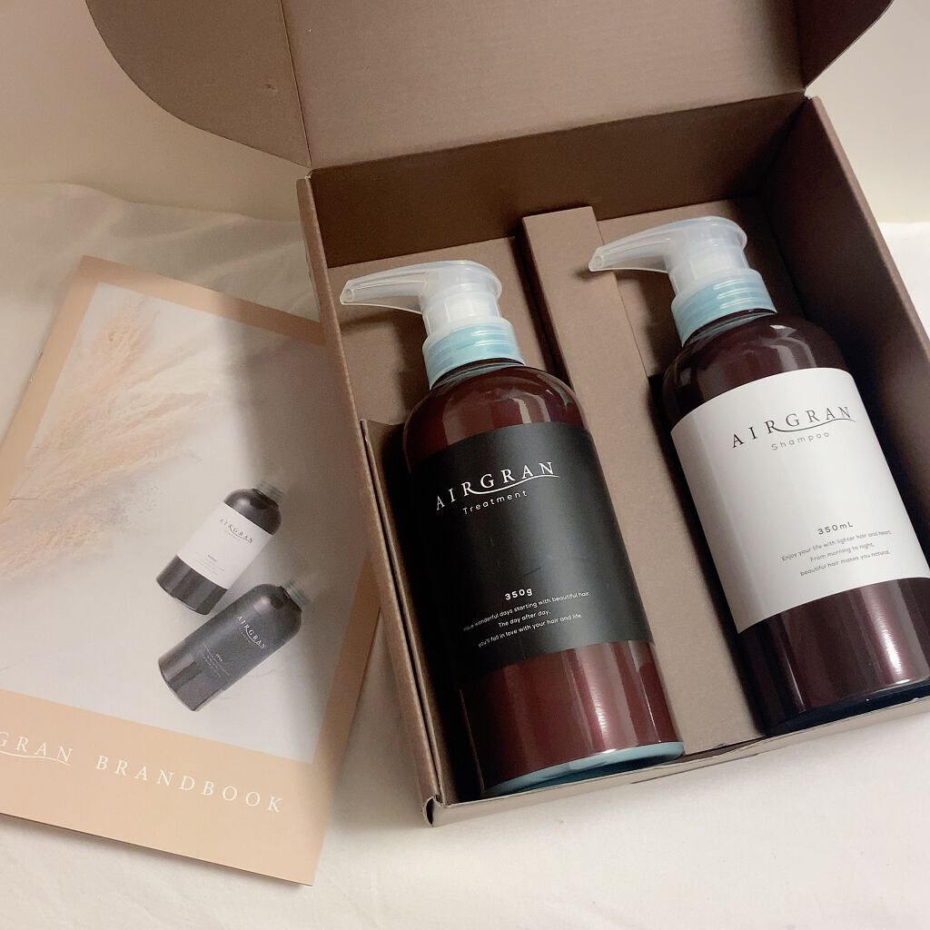 ナチュラルストレートシャンプー＆トリートメント/AIRGRAN/市販シャンプーを使ったクチコミ（1枚目）
