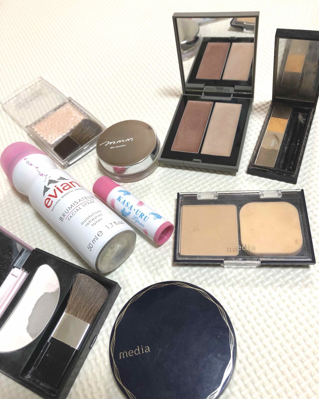 THREE シマリング グロー デュオ/THREE/クリームハイライトを使ったクチコミ（1枚目）