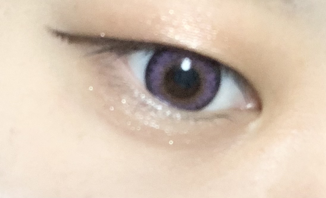 loveil 1day  Violet glare/loveil/ワンデー（１DAY）カラコンを使ったクチコミ（3枚目）