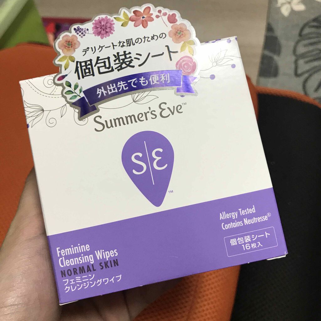 フェミニンクレンジングワイプ ノーマルスキン/Summer's Eve(サマーズイブ)/デリケートゾーンケアを使ったクチコミ(3枚目)