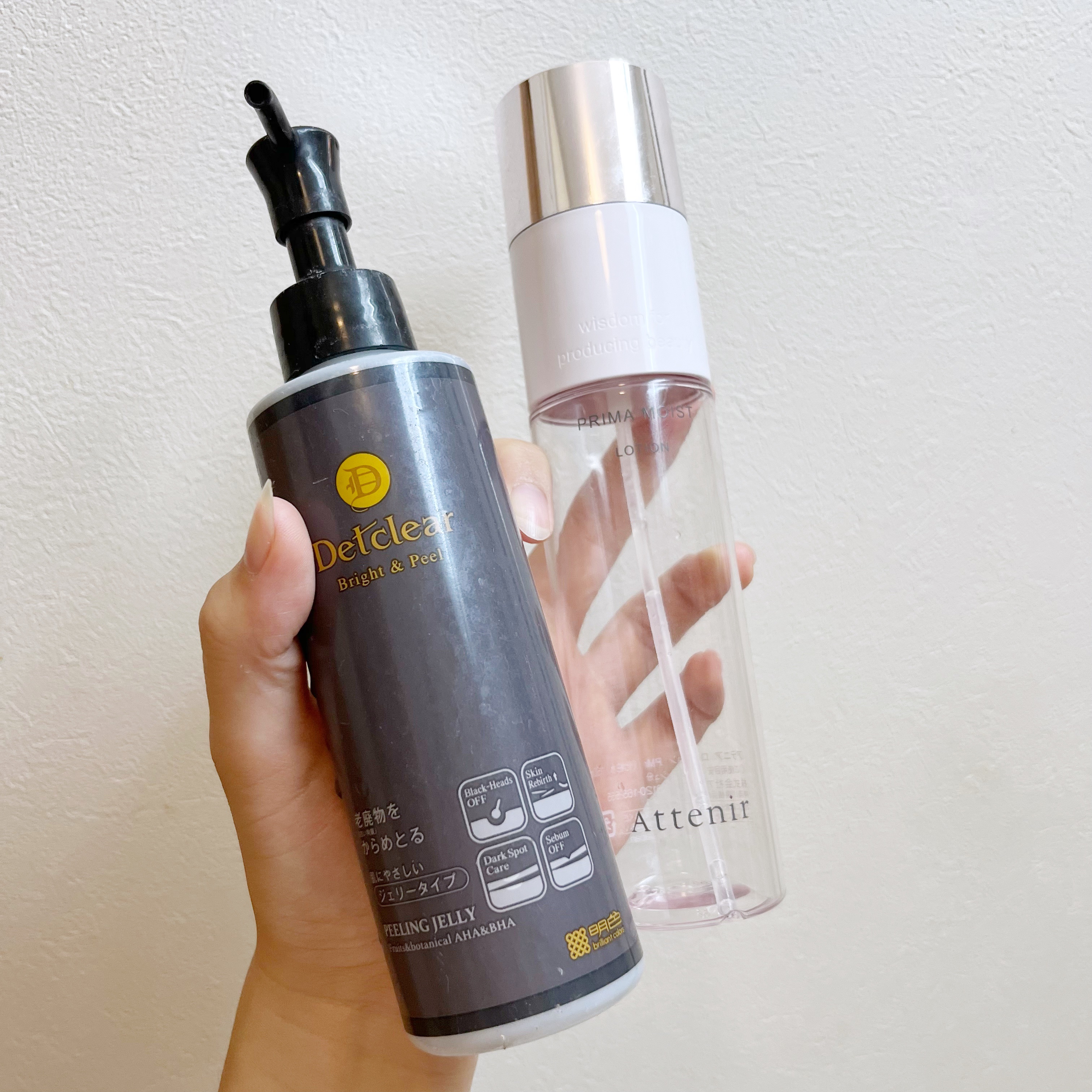 DETクリア ブライト＆ピール ピーリングジェリー＜炭タイプ＞/Detclear/ピーリングを使ったクチコミ（1枚目）