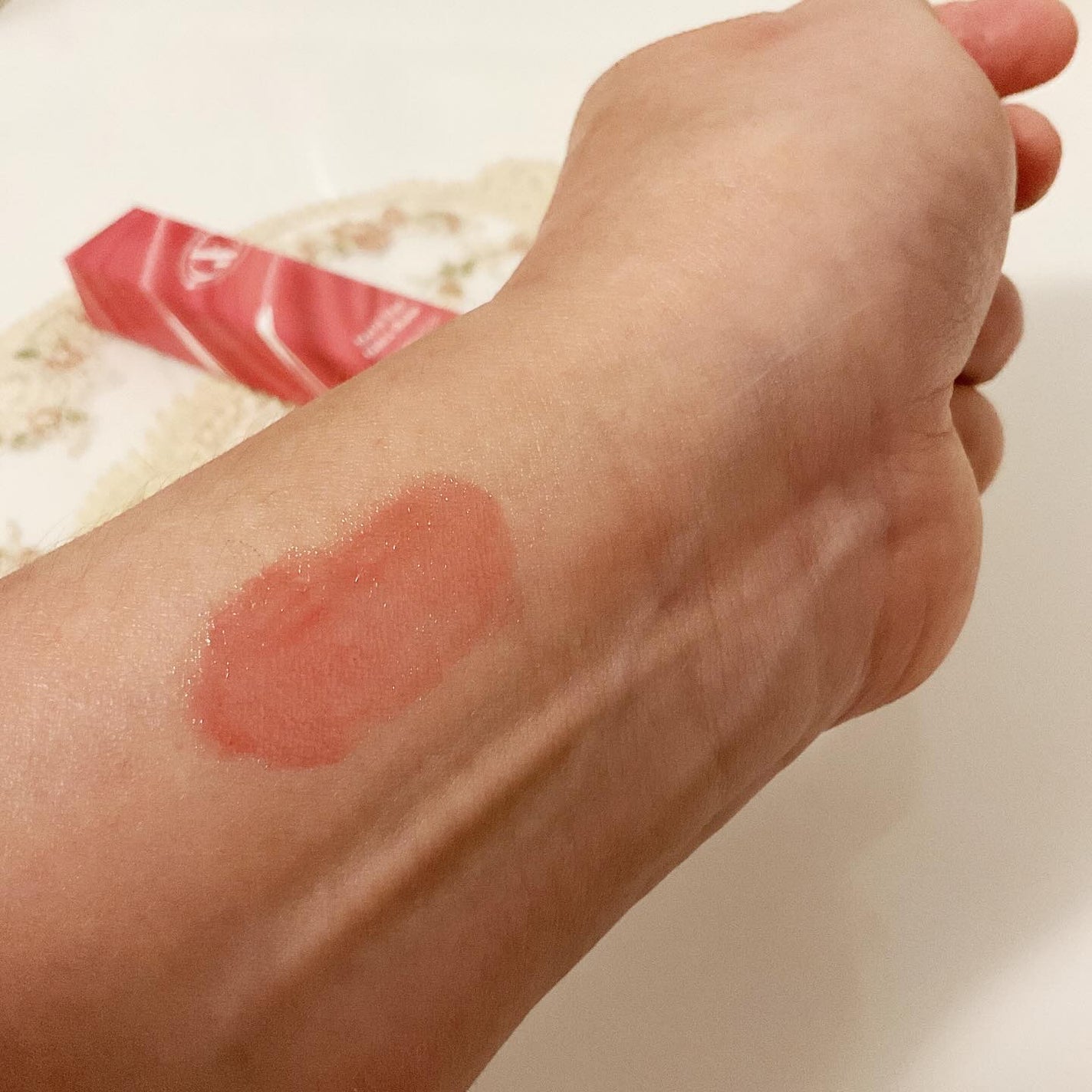 ゲットイットティントグレーズバーム/TONYMOLY/リップティントを使ったクチコミ(6枚目)