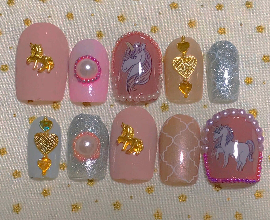 しずくネイルシール/キャンドゥ/ネイルシールを使ったクチコミ（2枚目）