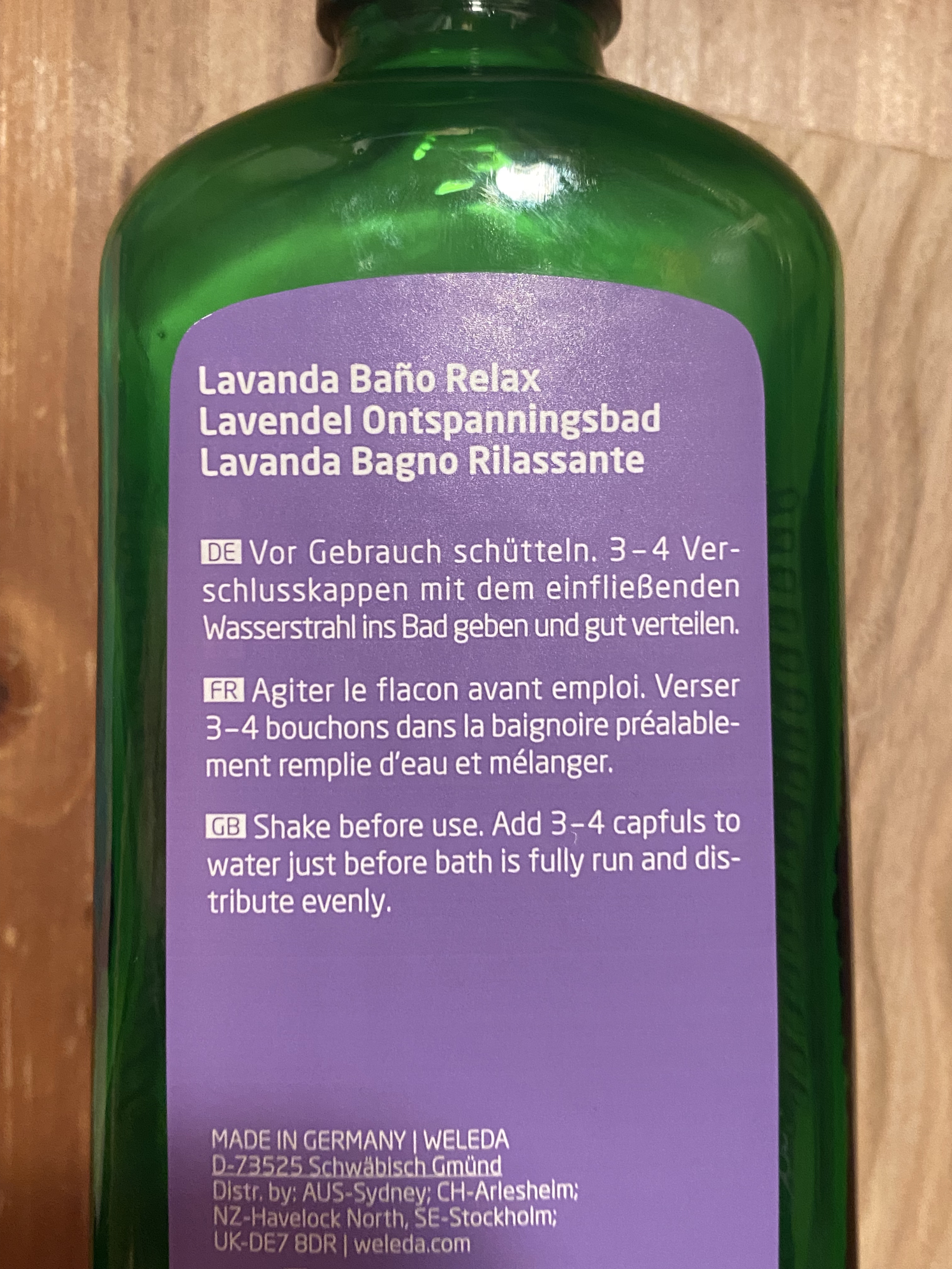 ラベンダー バスミルク/WELEDA/保湿系入浴剤を使ったクチコミ（2枚目）