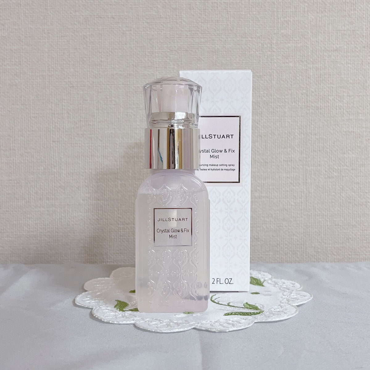 クリスタル グロウ&フィックス ミスト/JILL STUART/フィックスミストを使ったクチコミ(1枚目)
