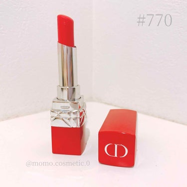 ルージュ ディオール ウルトラ ルージュ 770 ウルトラ ラブ/Dior/口紅を使ったクチコミ（1枚目）