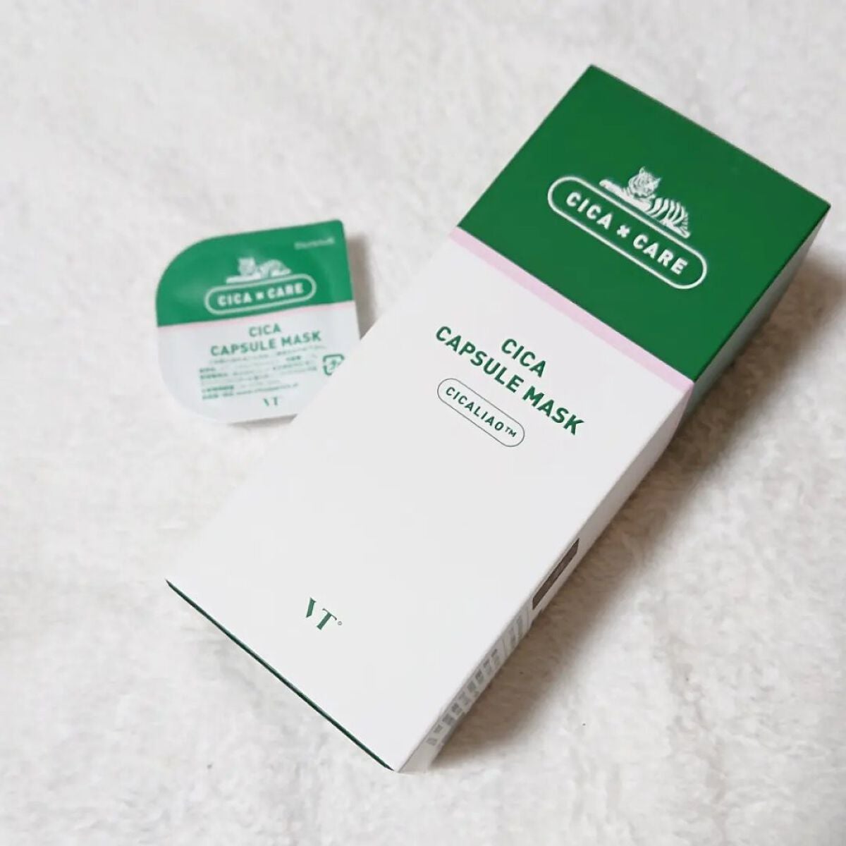CICA カプセルマスク/VT/洗い流すパック・マスクを使ったクチコミ(2枚目)