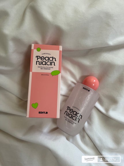 ピーチ ナイアシンアミド GLT ジェルエッセンス/EDIT.B/美容液を使ったクチコミ(2枚目)