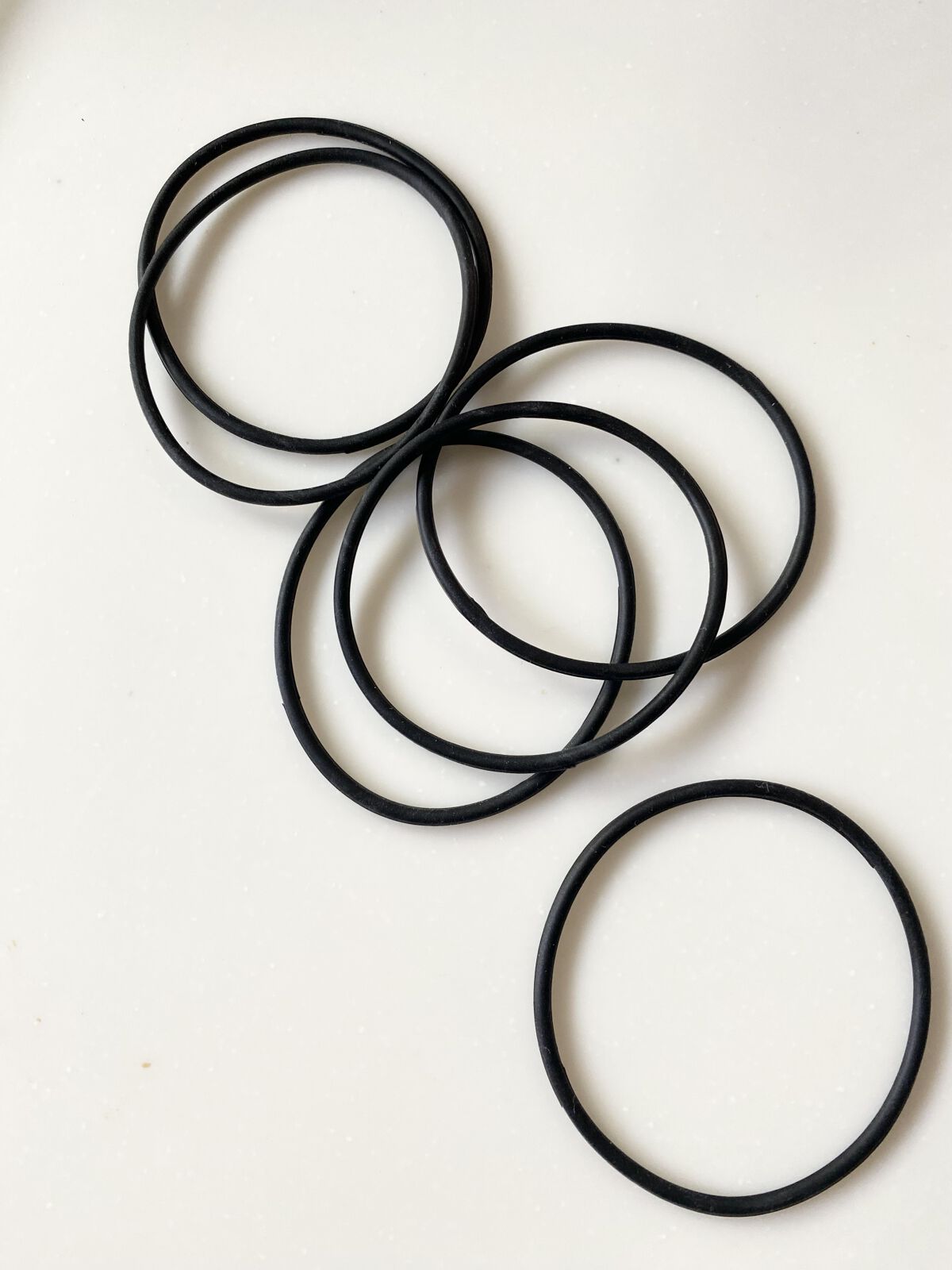 シリコーンリングゴム/DAISO/ヘアアクセサリーを使ったクチコミ（2枚目）