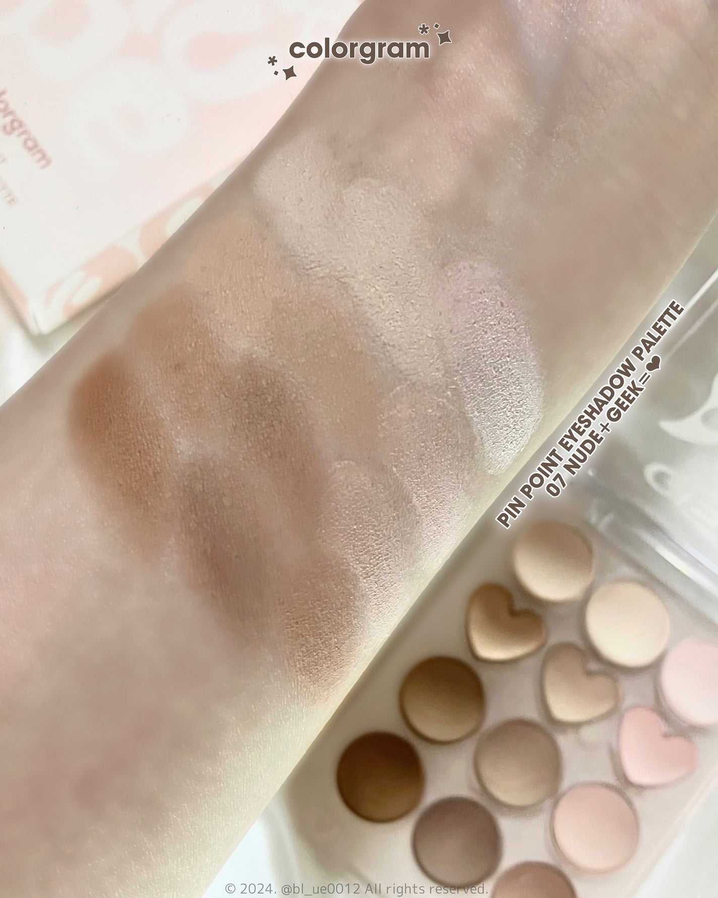目元チュートリアルアイパレット/Colorgram/アイシャドウパレットを使ったクチコミ(5枚目)