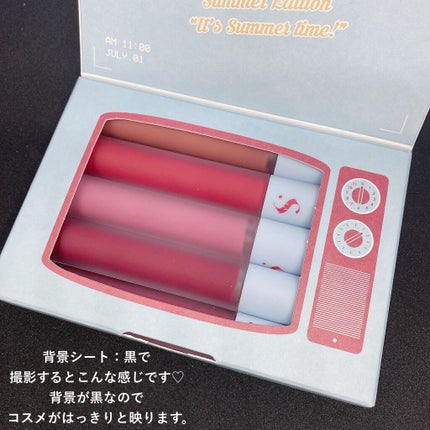 オールタイム ムード ベルベットティント/saat insight/リップティントを使ったクチコミ(7枚目)