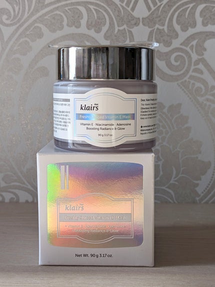 フレッシュリージュースドビタミンEマスク(90g)/Klairs/フェイスクリームを使ったクチコミ(2枚目)