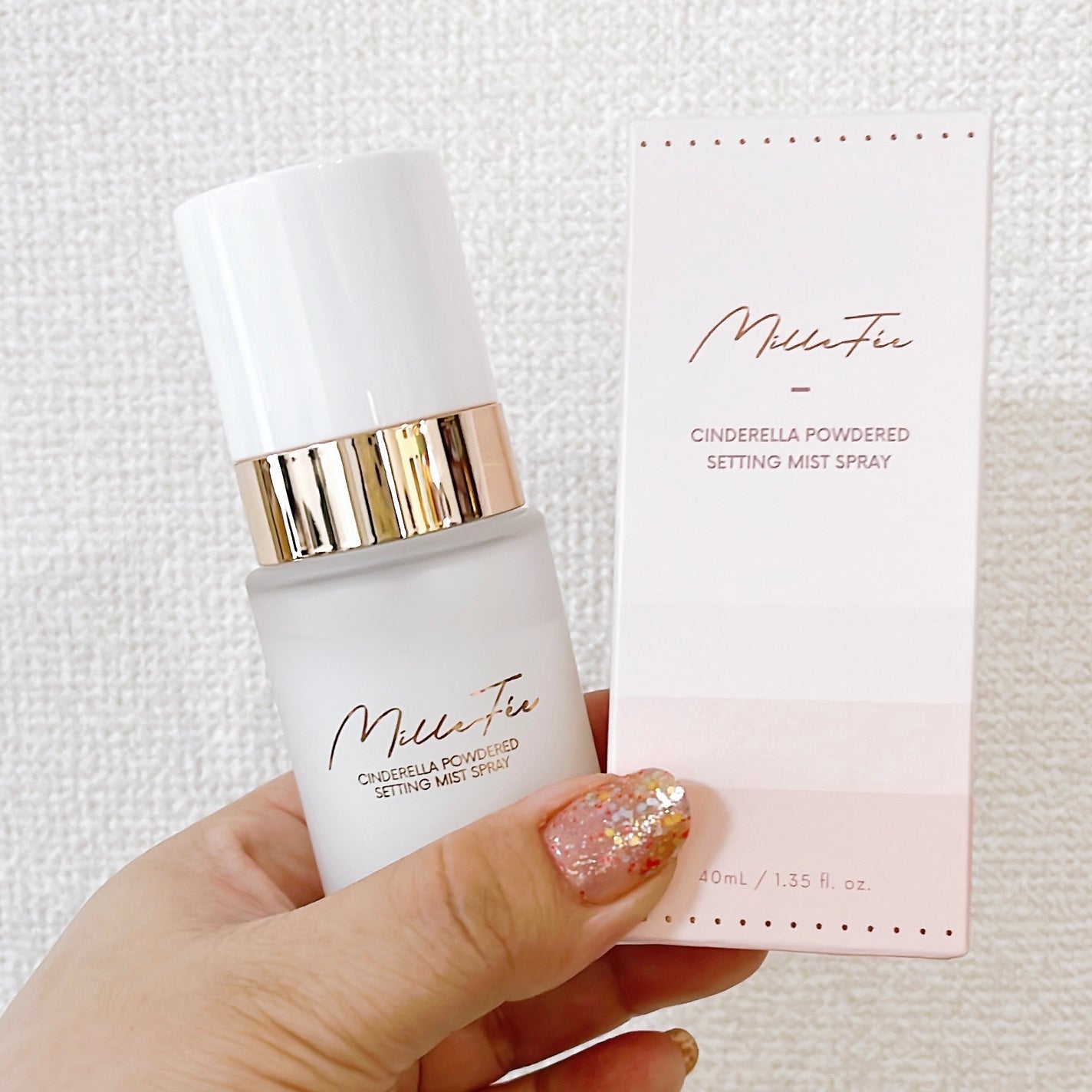シンデレラパウダリーミスト/MilleFée/フィックスミストを使ったクチコミ(1枚目)