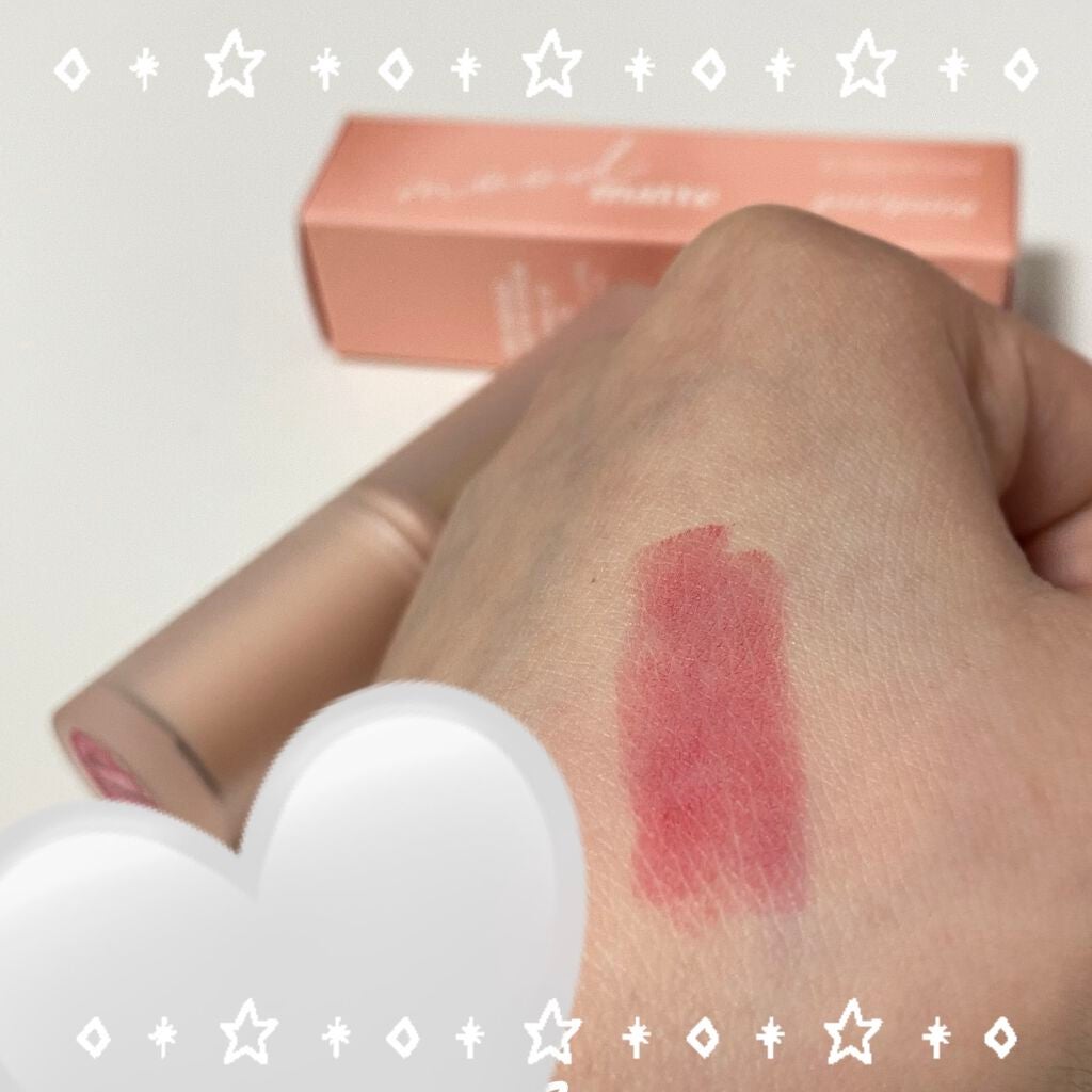 インク ムード マット スティック/PERIPERA/口紅を使ったクチコミ(2枚目)