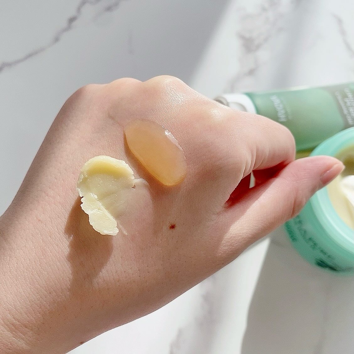 グリーンティーピュアクレンジングジェル/YADAH/クレンジングジェルを使ったクチコミ（2枚目）