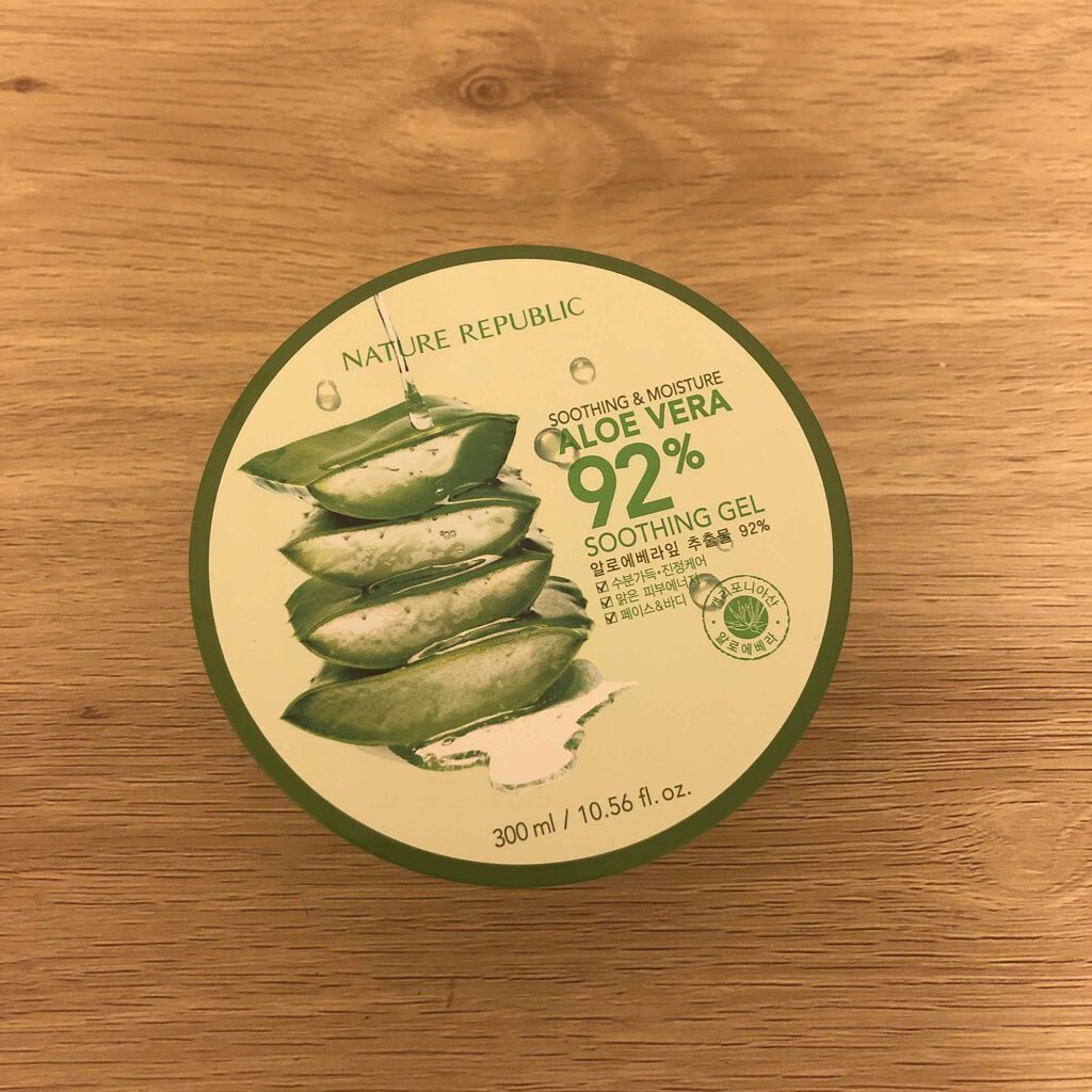 マイルド&モイスチャーアロエジェル/ネイチャーリパブリック/ボディローションを使ったクチコミ(1枚目)