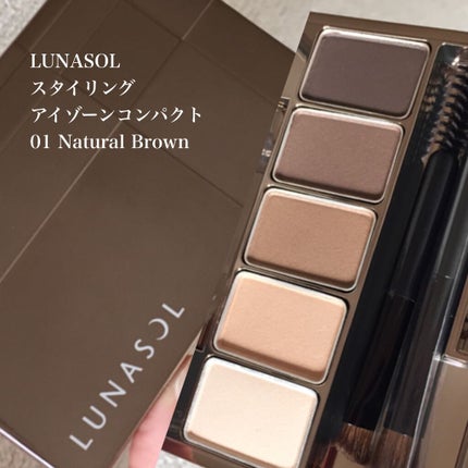 スタイリングアイゾーンコンパクト/LUNASOL/アイシャドウパレットを使ったクチコミ(1枚目)