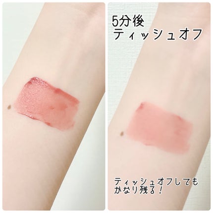 SHEER VELVET TINT/BBIA/口紅を使ったクチコミ(3枚目)