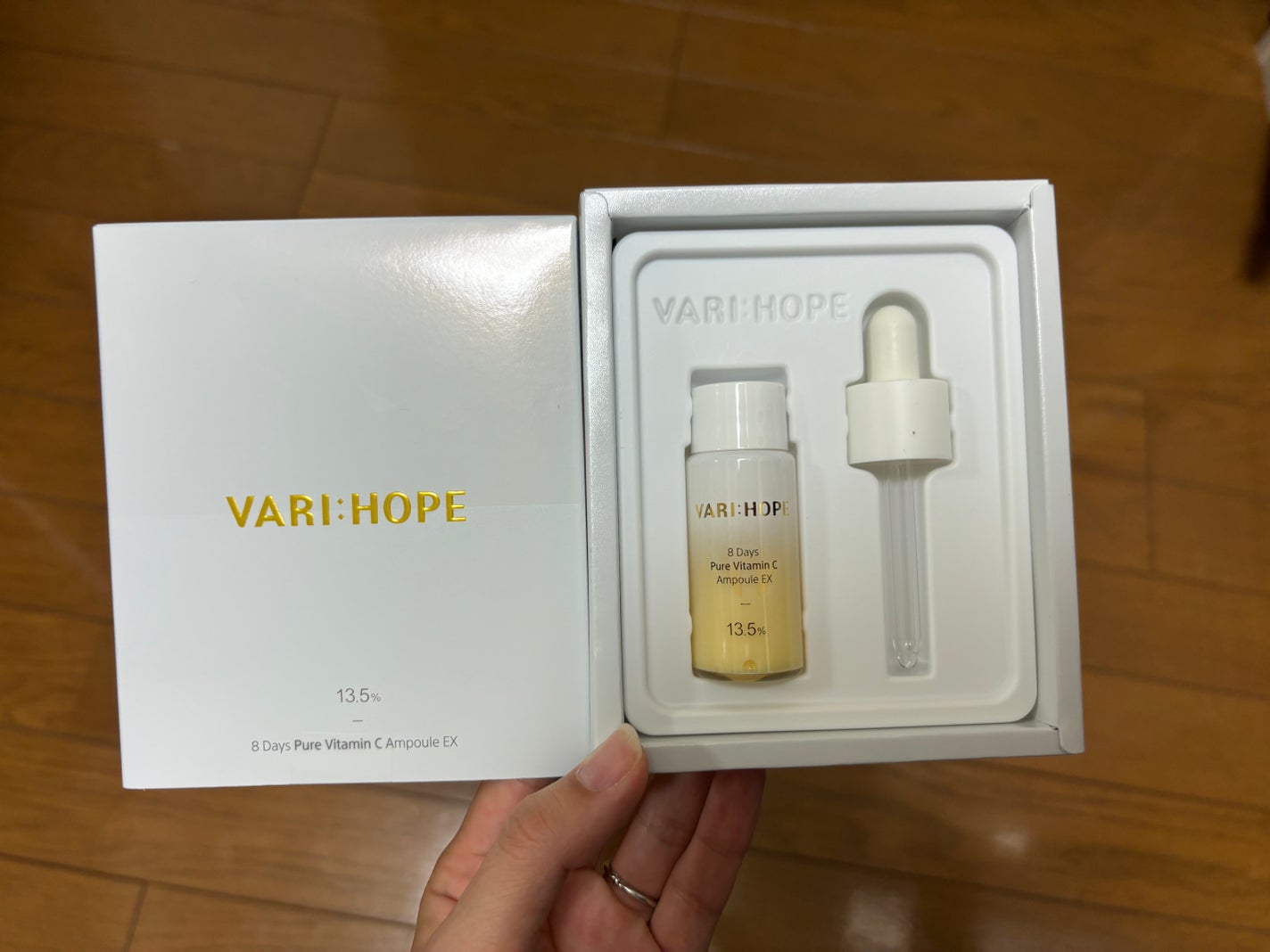 8デイズピュアビタミンCアンプル/VARI:HOPE/美容液を使ったクチコミ(1枚目)