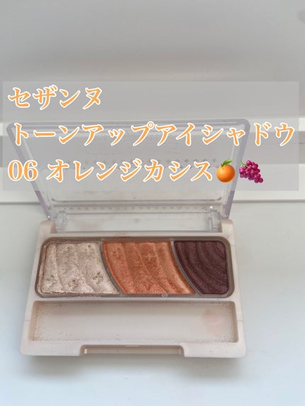 トーンアップアイシャドウ/CEZANNE/アイシャドウパレットを使ったクチコミ(2枚目)