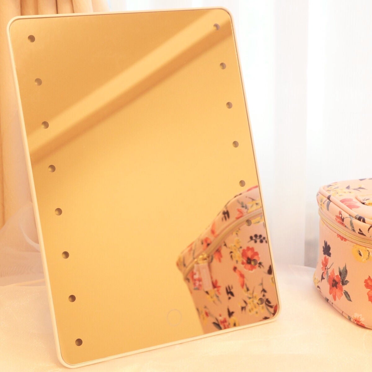 ルチオ ブライトニングミラー L ホワイト/フランフラン/その他化粧小物を使ったクチコミ(3枚目)