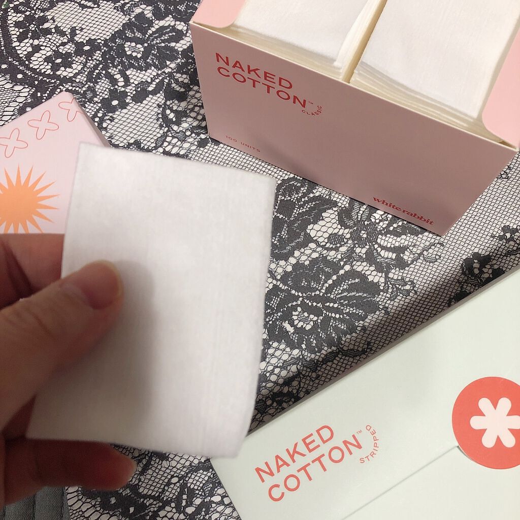 NAKED COTTON TEXTURED 100枚/White Rabbit/コットンを使ったクチコミ（2枚目）