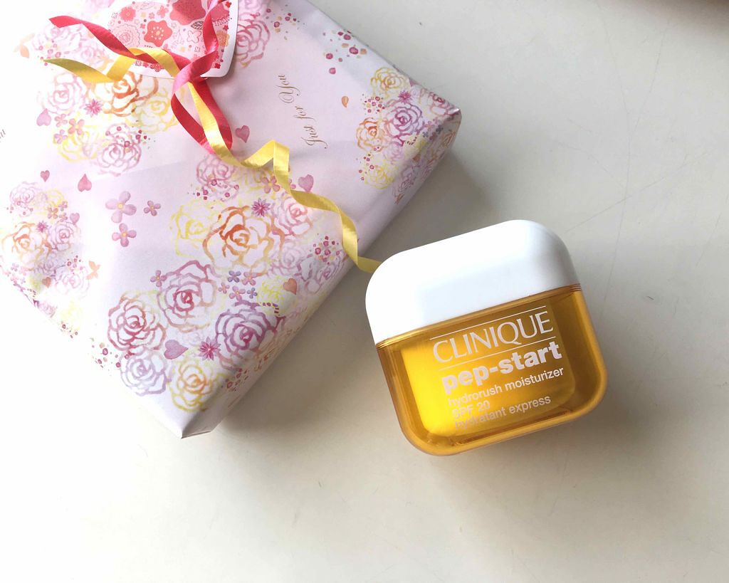 ペップ スタート ハイドロラッシュ モイスチャライザー/CLINIQUE/フェイスクリームを使ったクチコミ（1枚目）