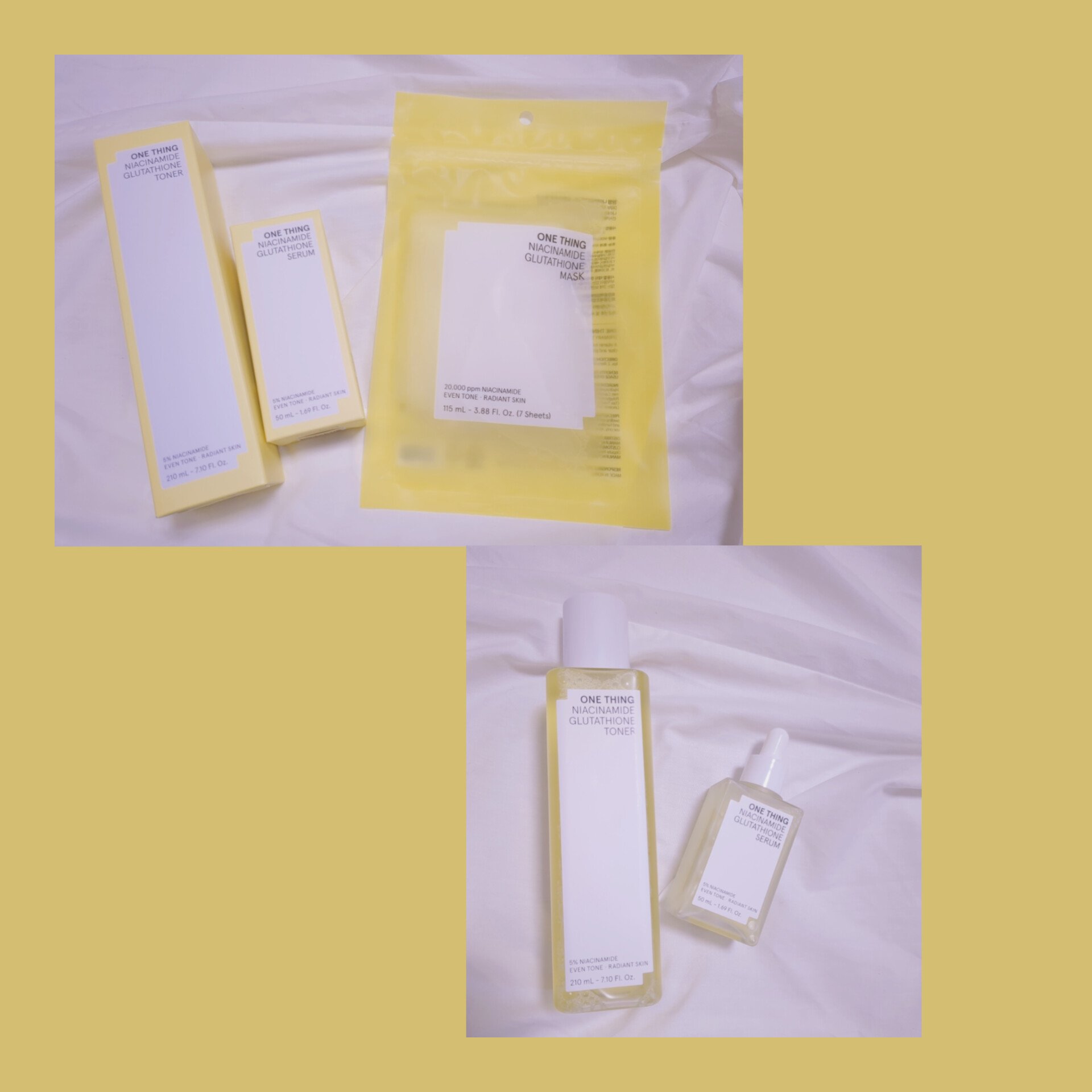 ナイアシンアミドグルタチオンセラム/ONE THING/美容液を使ったクチコミ（1枚目）