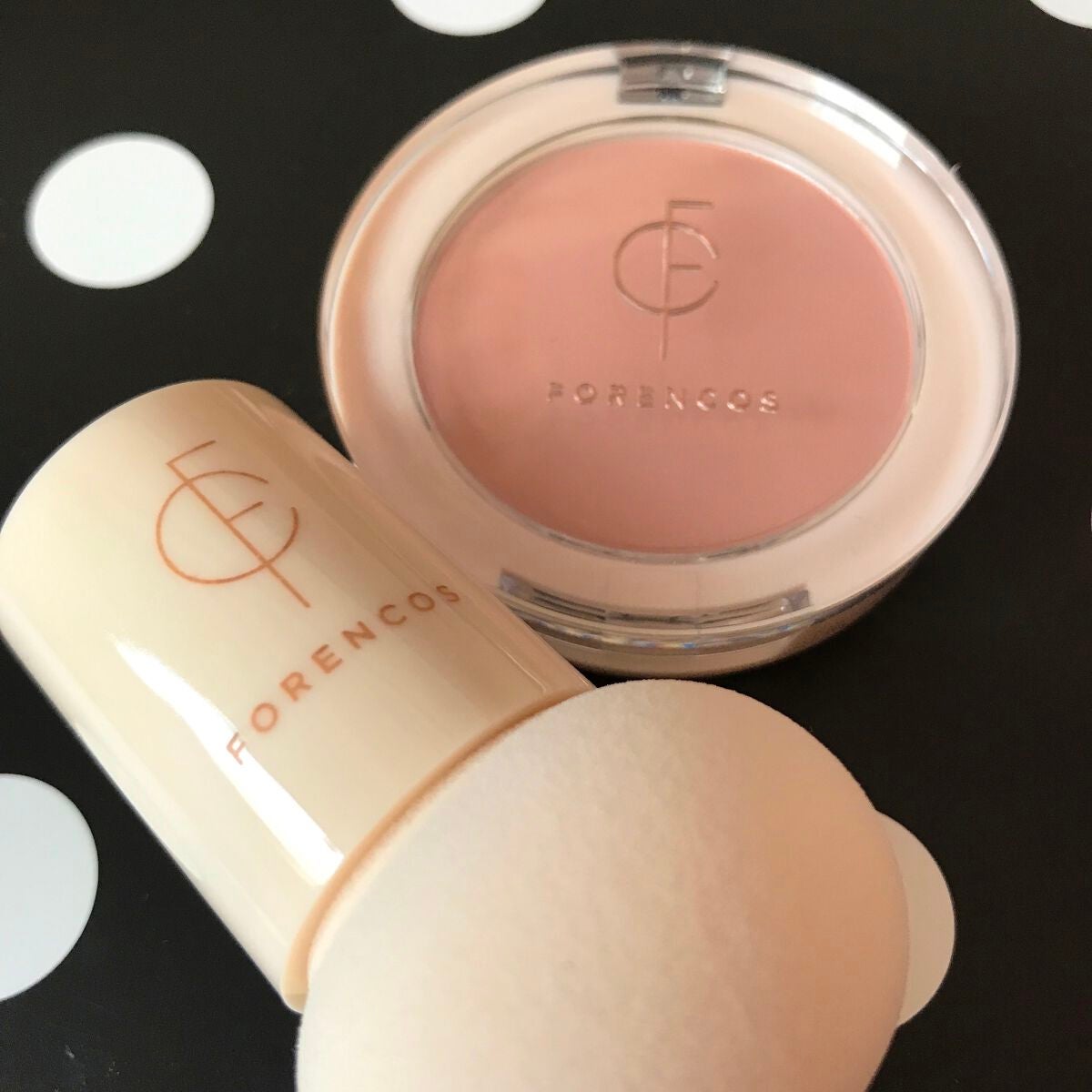 ピュアブラッシャー パフ付き/フォレンコス/パウダーチークを使ったクチコミ(2枚目)