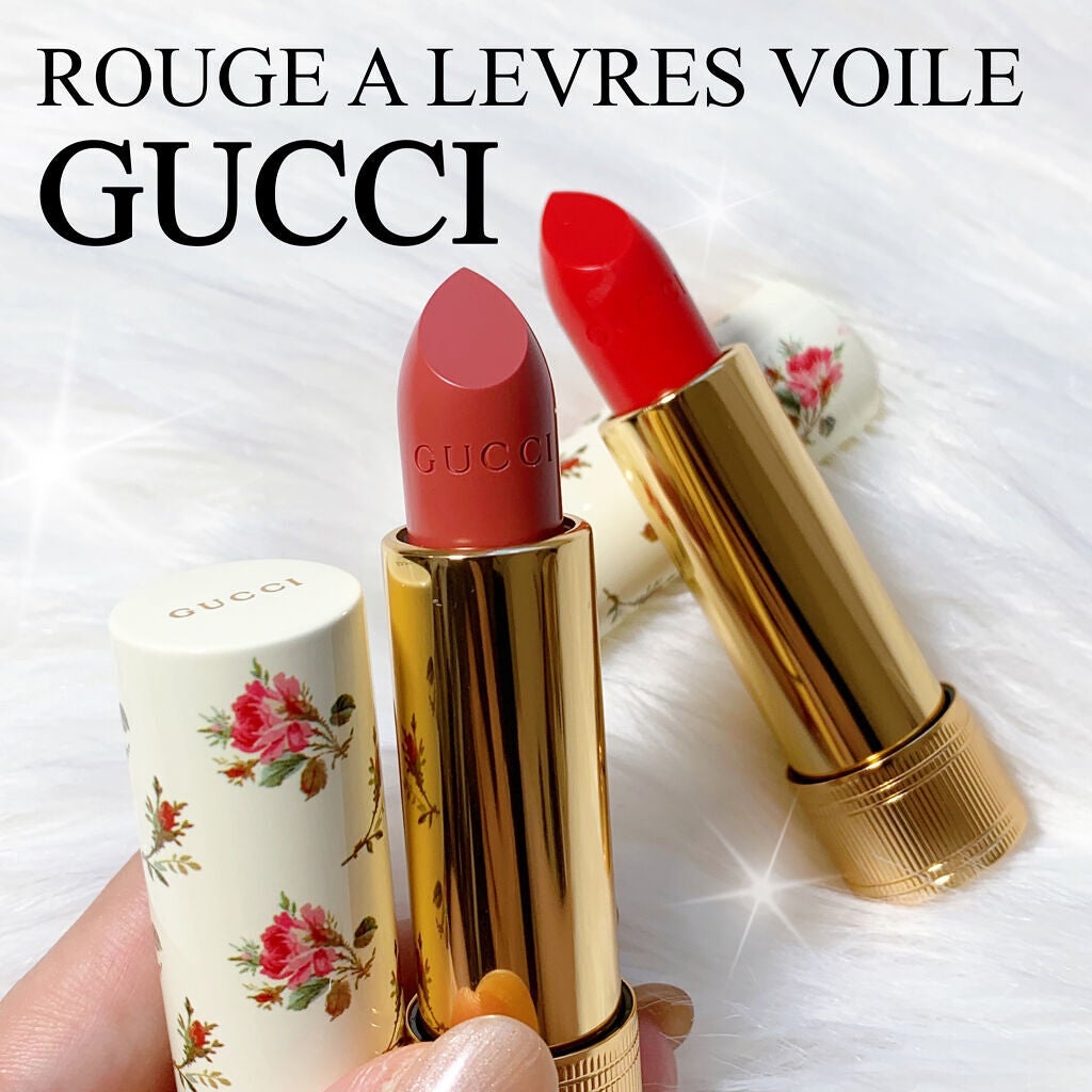 グッチ ルージュ ア レーヴル ヴォワル/GUCCI beauty/口紅を使ったクチコミ(1枚目)