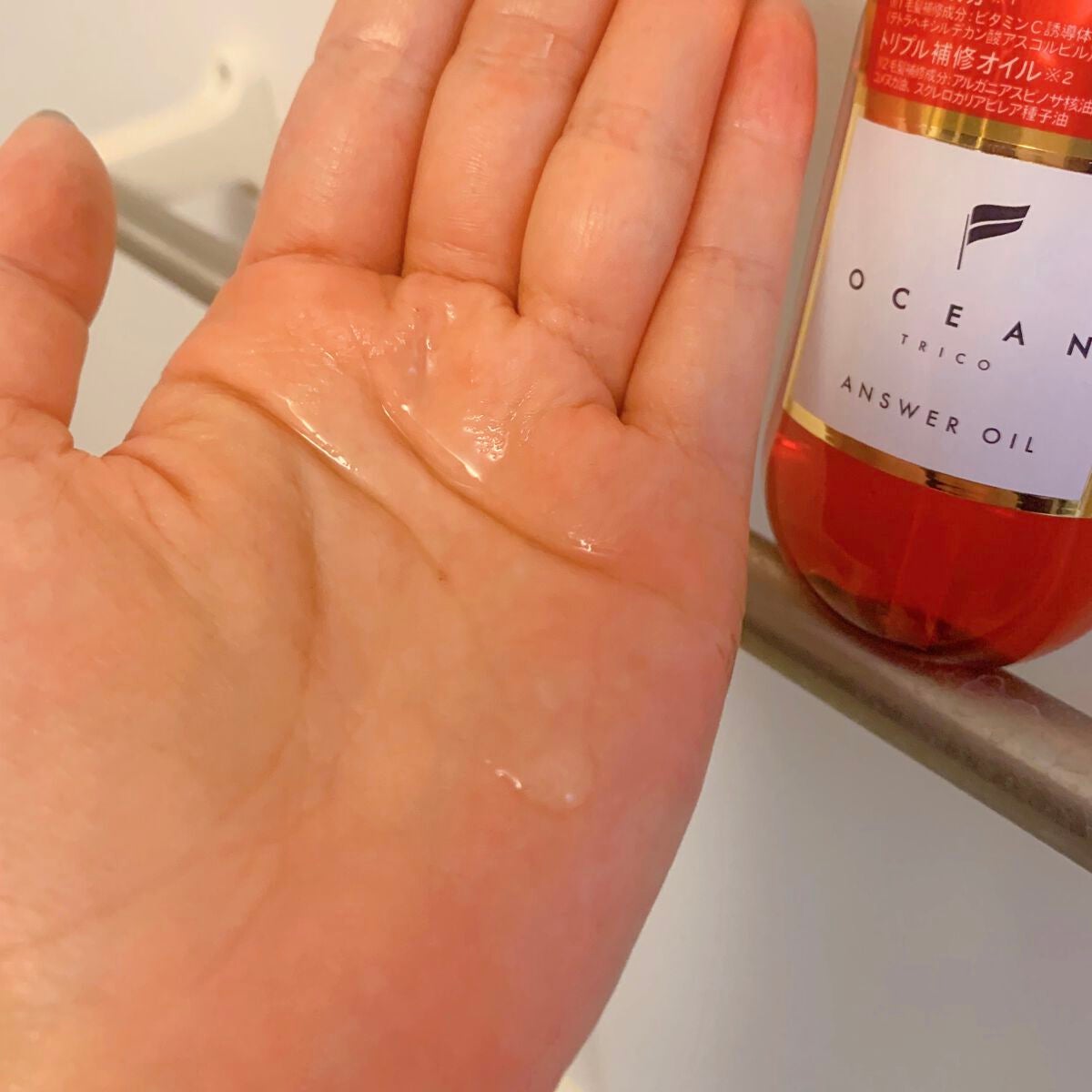 アンサーオイル/OCEAN TRICO/ヘアオイルを使ったクチコミ(2枚目)