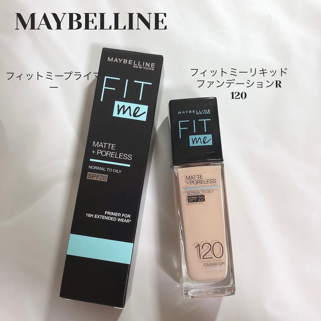 フィットミー リキッドファンデーション R/MAYBELLINE NEW YORK/リキッドファンデーションを使ったクチコミ(1枚目)