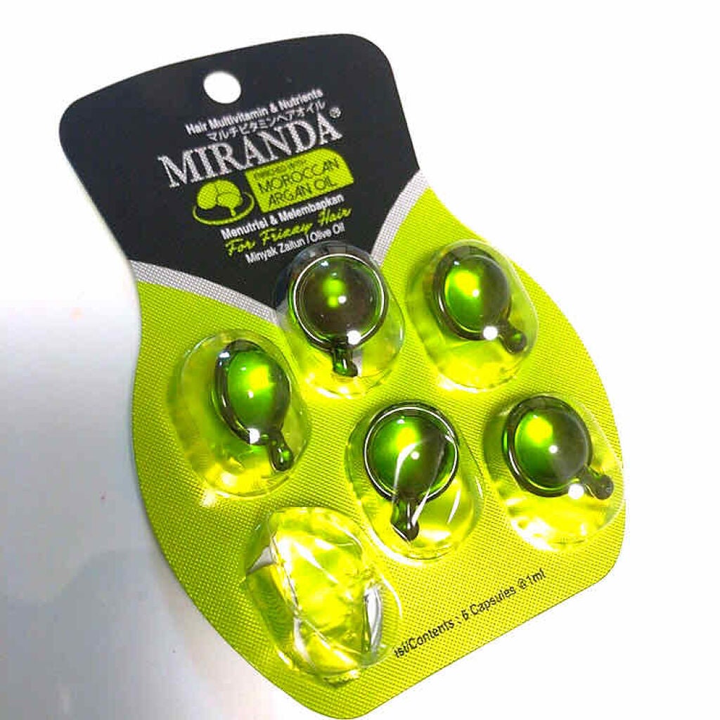 ヘアビタミン ニュートリヘアオイル/MIRANDA/ヘアオイルを使ったクチコミ(1枚目)