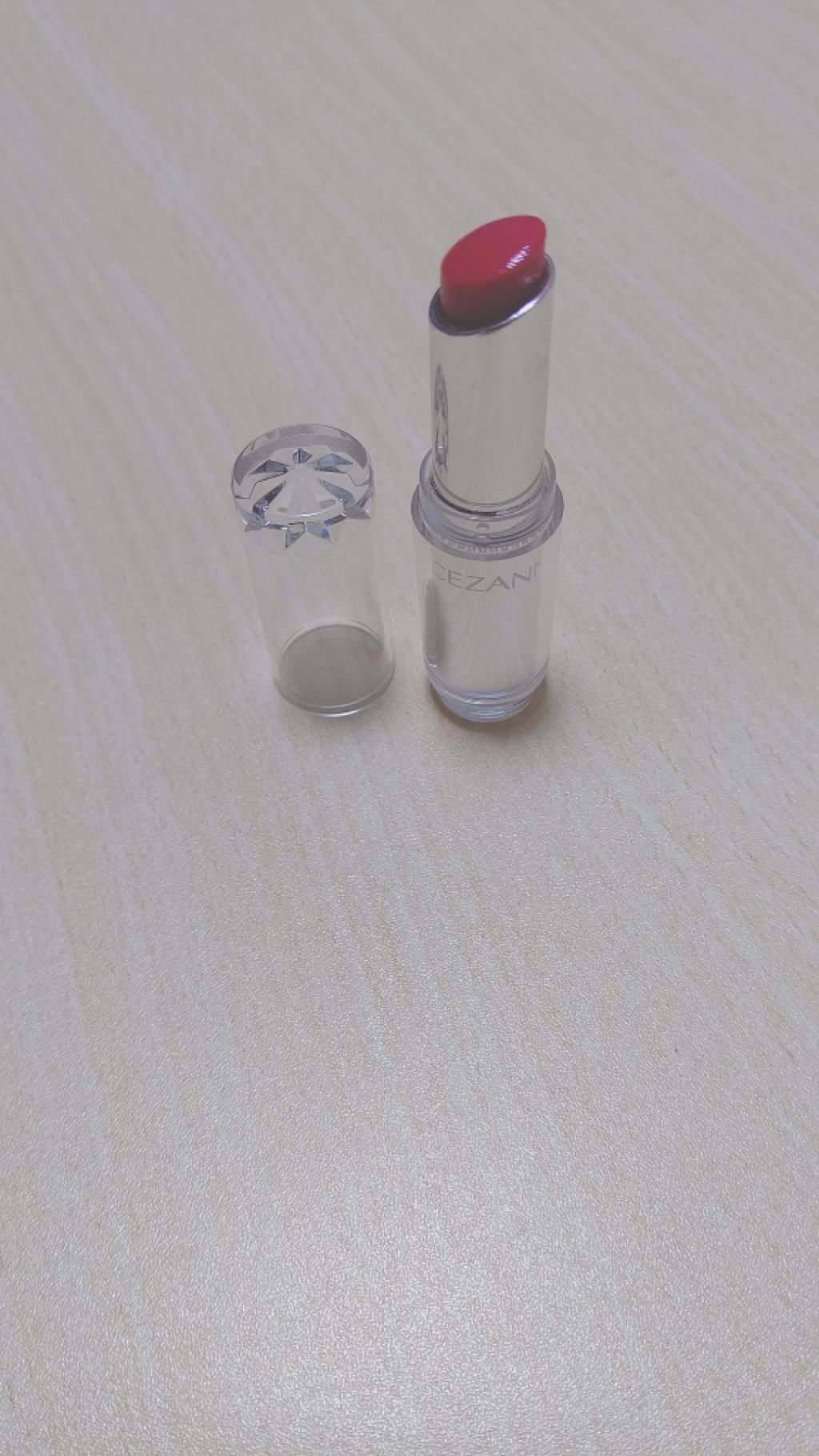 ラスティンググロスリップ/CEZANNE/口紅を使ったクチコミ（1枚目）