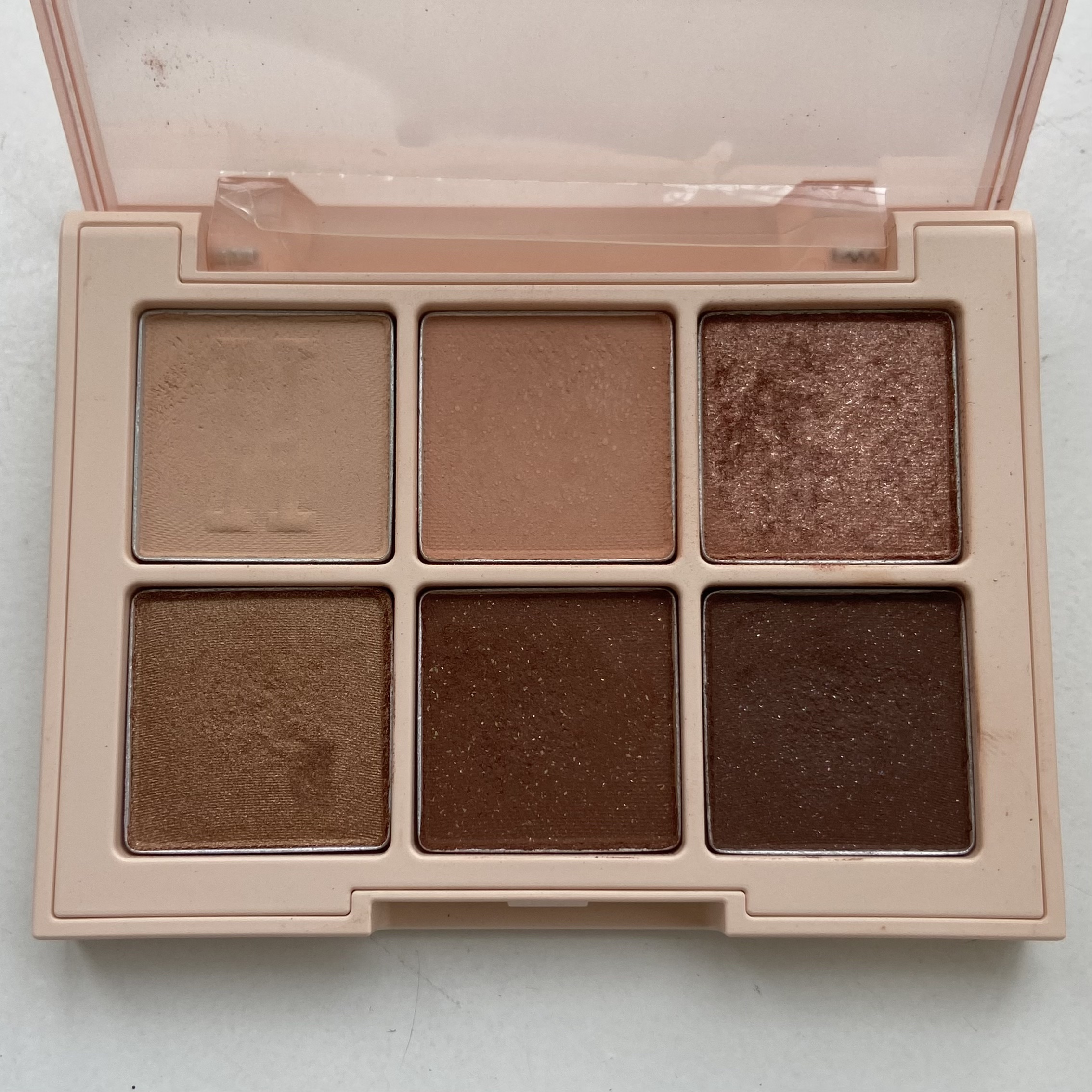 デイリームードアイシャドウパレット 02 COMPLETED BROWN/MAD PEACH/アイシャドウパレットを使ったクチコミ（2枚目）