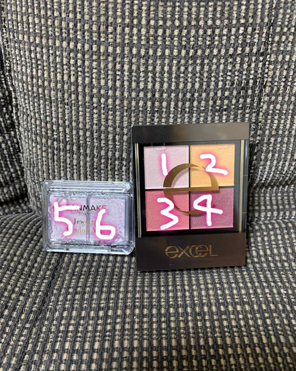 リアルクローズシャドウ/excel/アイシャドウパレットを使ったクチコミ(2枚目)