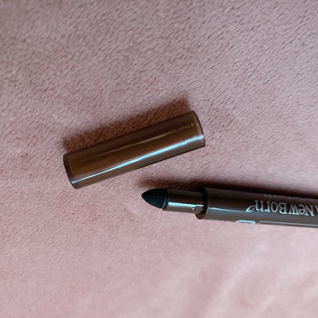  クリーミーアイペンシルEX 01ダークブラウン/サナ ニューボーン/ペンシルアイライナーを使ったクチコミ（3枚目）