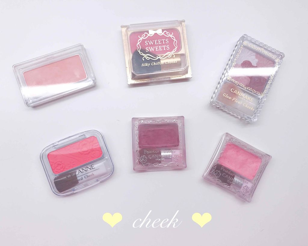 グロウフルールチークス/キャンメイク/パウダーチークを使ったクチコミ（1枚目）