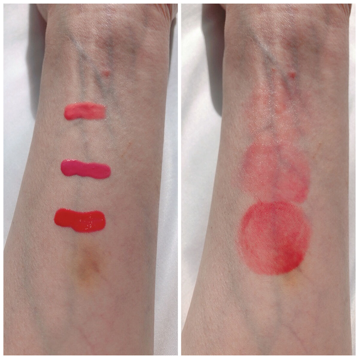 ジューシー パン ウォーター ブラッシャー PK02 RASPBERRY/A’pieu/リキッドチークを使ったクチコミ（3枚目）