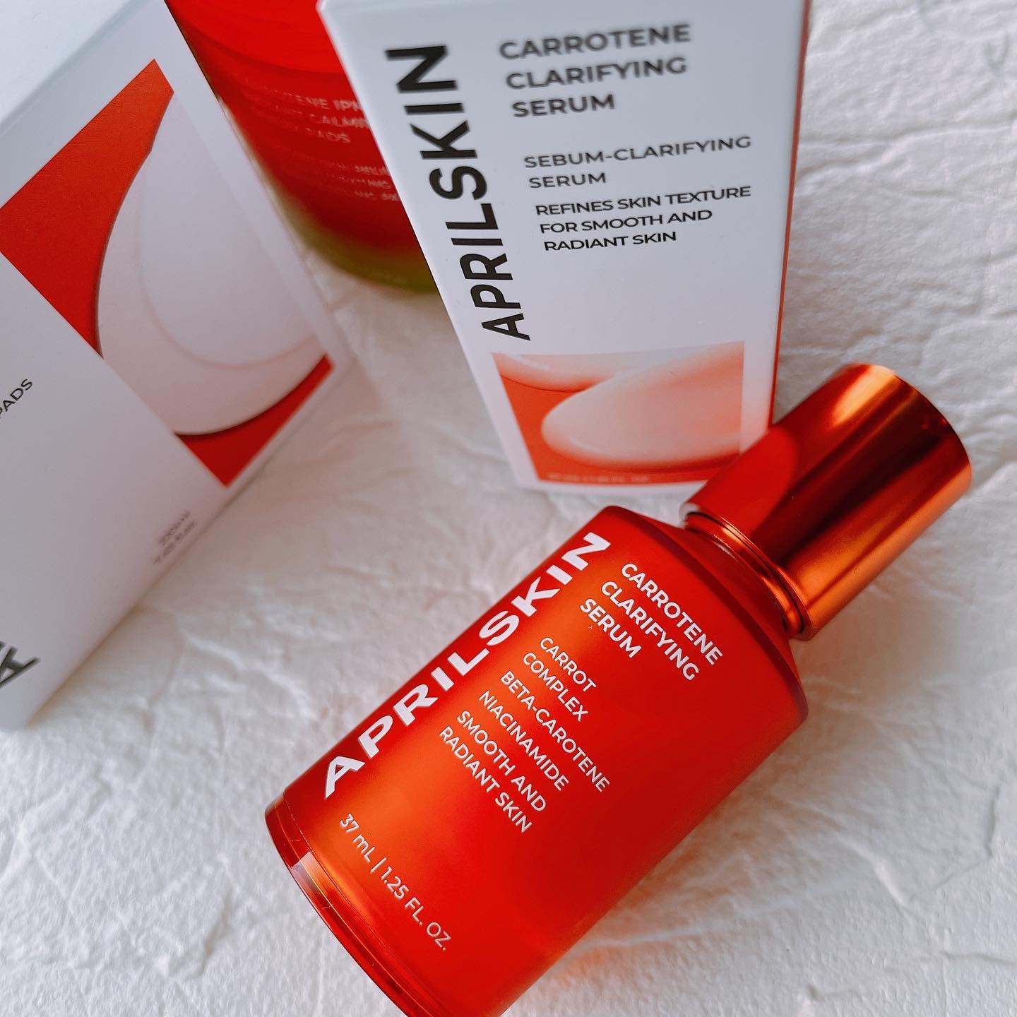 カロテンIPMP(TM) ブレミッシュカーミングセラムパッド/APRILSKIN/トナーパッドを使ったクチコミ（3枚目）