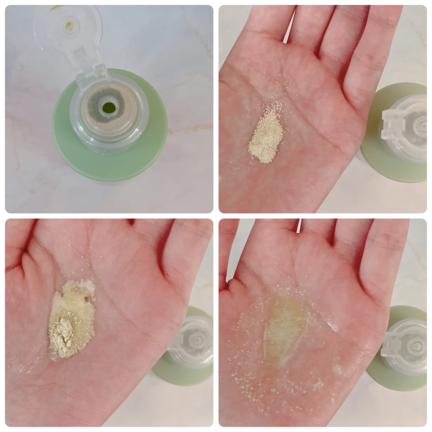 グリーンティー&エンザイムパウダーウォッシュ/By Wishtrend/洗顔パウダーを使ったクチコミ(2枚目)