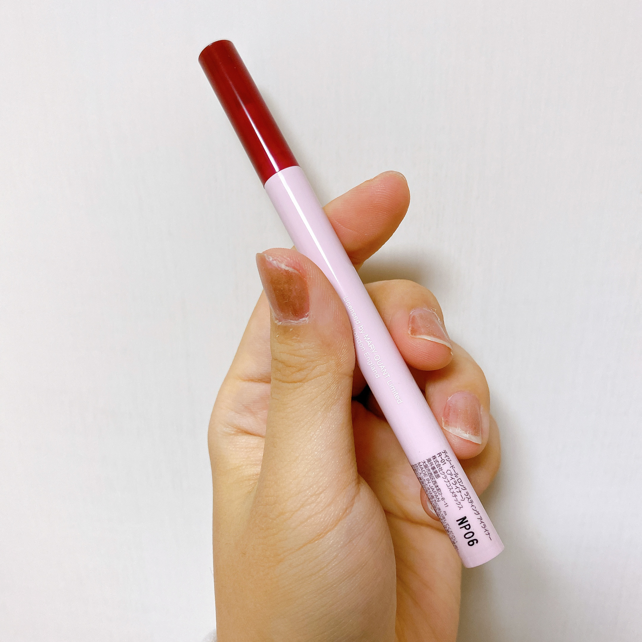 ロング ラスティング アイライナー R-01（バーガンディ）/DAISY DOLL by MARY QUANT/リキッドアイライナーを使ったクチコミ（3枚目）