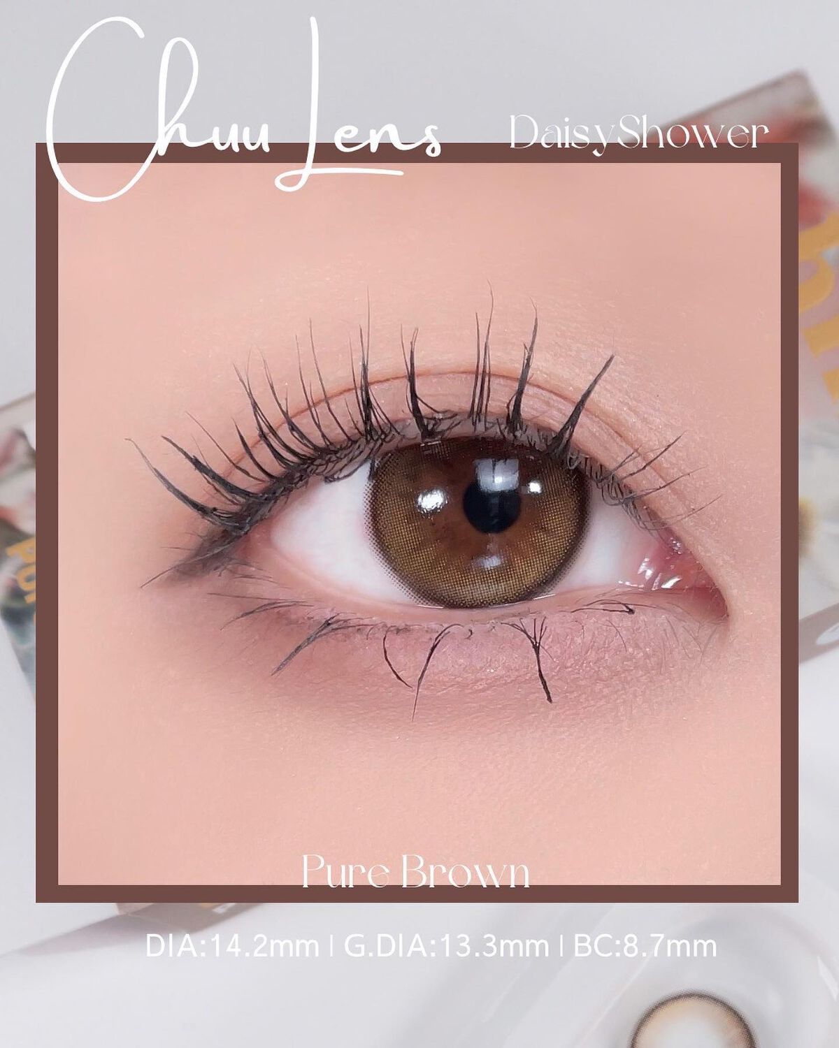 にゃん汰 on LIPS 「\大好きなChuuLensから新作カラコン🌼💖/┈┈┈┈┈┈┈..」(5枚目)