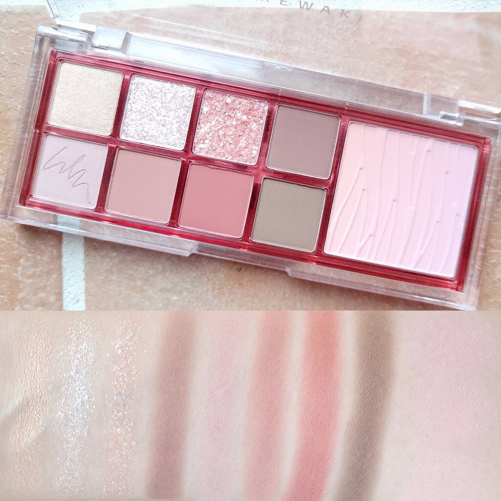 ミックスブラーリングアイパレット/wakemake/マルチパレットを使ったクチコミ(7枚目)