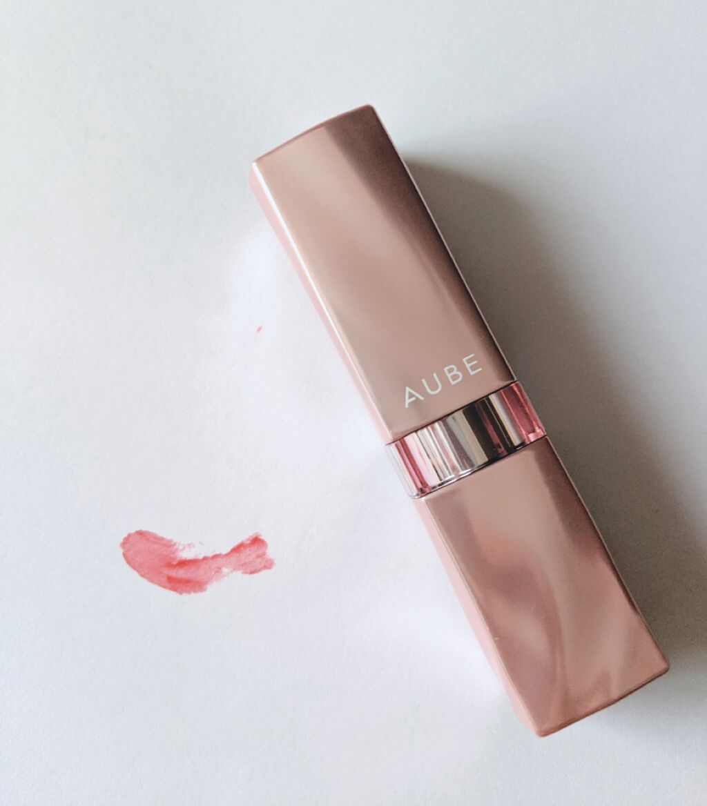 なめらか質感ひと塗りルージュ/AUBE/口紅を使ったクチコミ(1枚目)