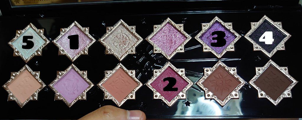 フラワーノーズ ダークエンジェル/ブリリアントプラス/アイシャドウパレットを使ったクチコミ（2枚目）