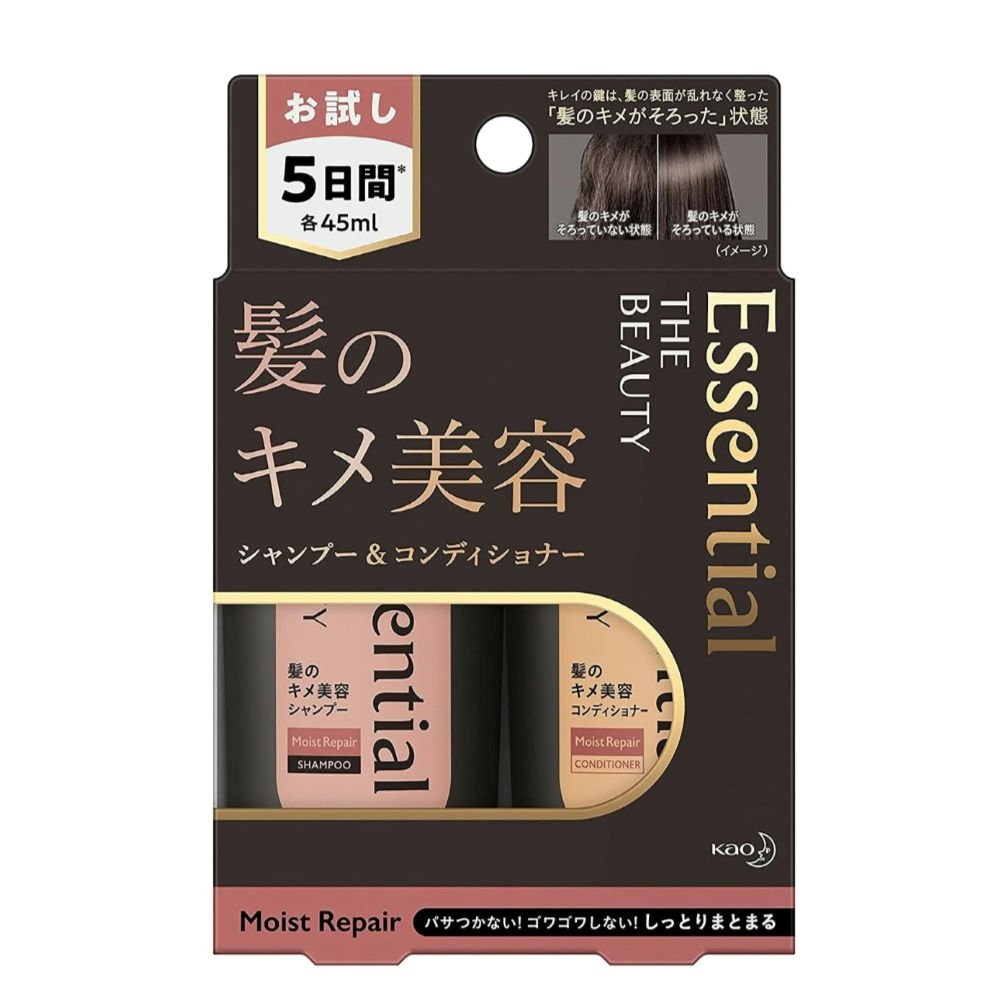 THE BEAUTY 髪のキメ美容シャンプー／コンディショナー＜モイストリペア＞	/エッセンシャル/市販シャンプーを使ったクチコミ（1枚目）