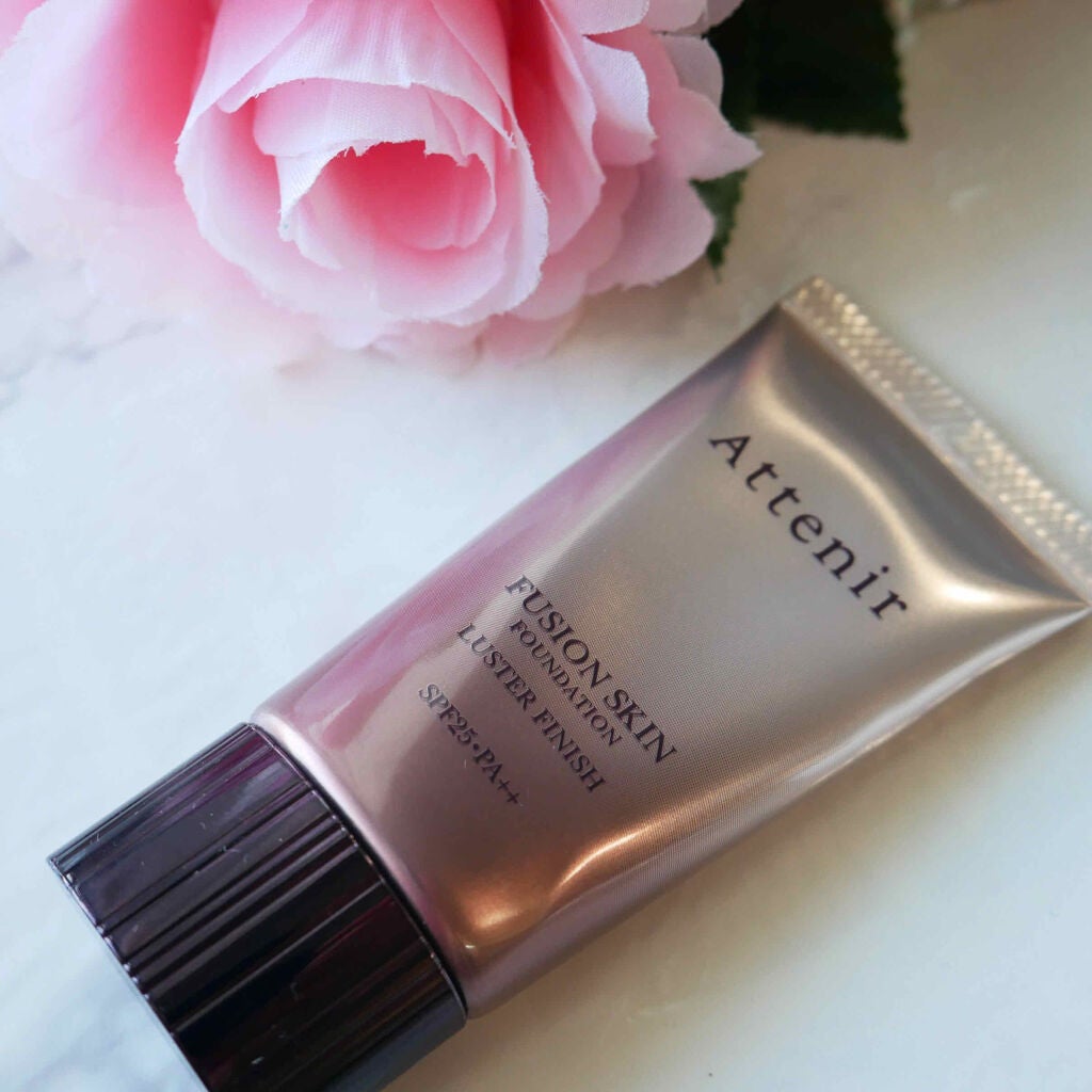 フュージョンスキンファンデーション ラスターフィニッシュ/アテニア/クリーム・エマルジョンファンデーションを使ったクチコミ(3枚目)